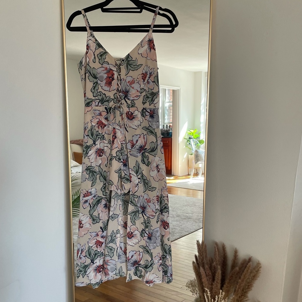 Floral Skirted Romper